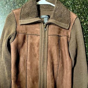 Brown Knitted Jacket